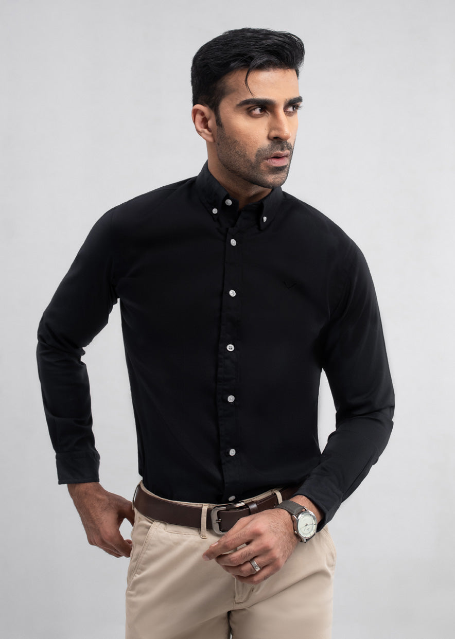 Black Oxford Shirt